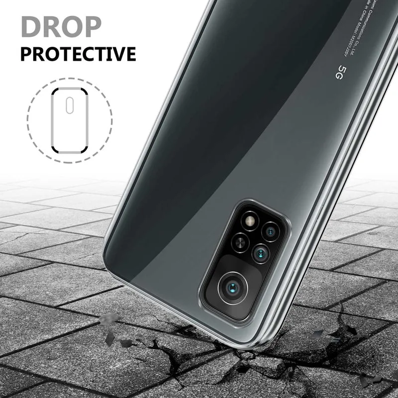 Cadorabo Hülle kompatibel mit Xiaomi Mi 10T / Mi 10T PRO 360° Full Body Schutzhülle - Front- und Rückenschutz, Rundumschutz mit Displayschutz