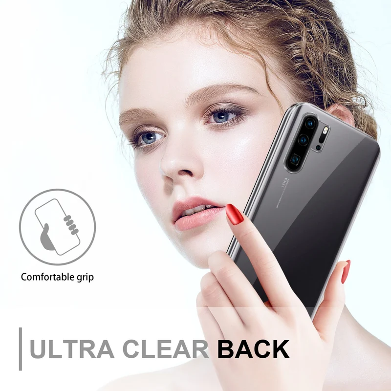 Cadorabo Hülle kompatibel mit Huawei P30 PRO 360° Full Body Schutzhülle - Front- und Rückenschutz, Rundumschutz mit Displayschutz