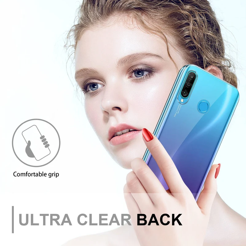 Cadorabo Hülle kompatibel mit Huawei P30 LITE 360° Full Body Schutzhülle - Front- und Rückenschutz, Rundumschutz mit Displayschutz