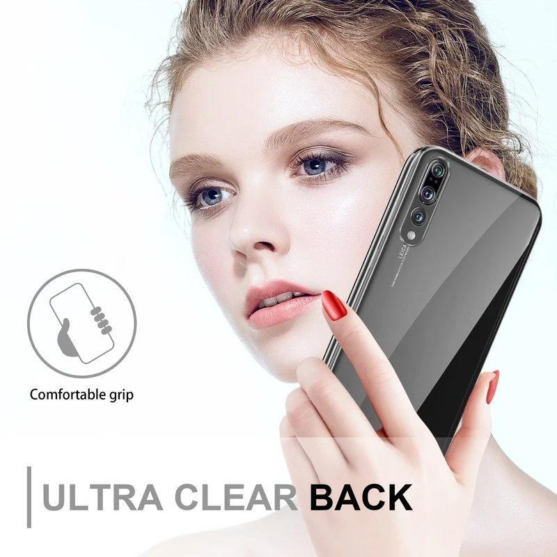 Cadorabo Hülle kompatibel mit Huawei P20 PRO / P20 PLUS 360° Full Body Schutzhülle - Front- und Rückenschutz, Rundumschutz mit Displayschutz