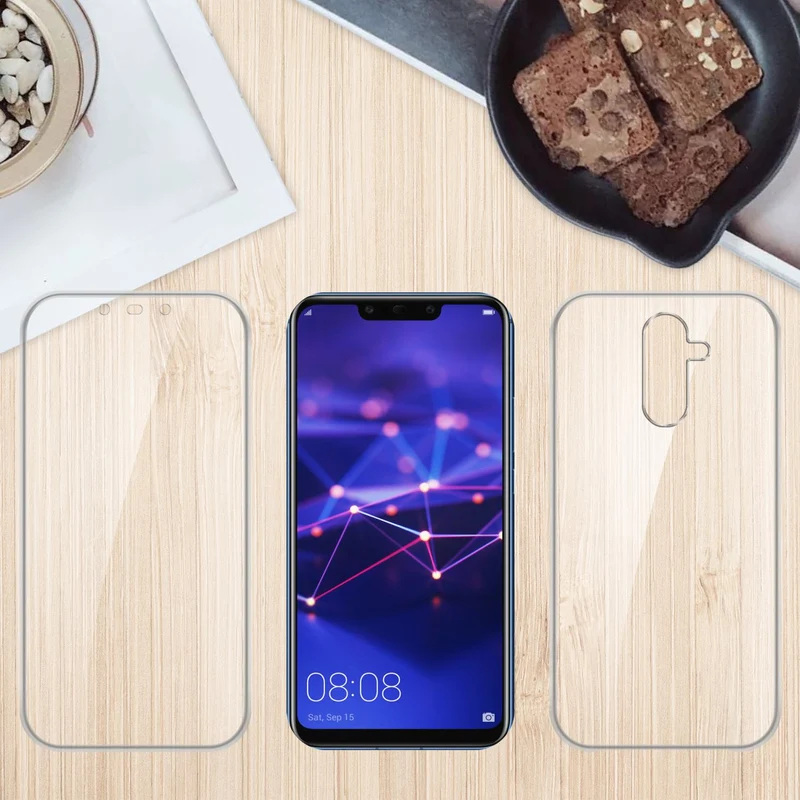 Cadorabo Hülle kompatibel mit Huawei MATE 20 LITE 360° Full Body Schutzhülle - Front- und Rückenschutz, Rundumschutz mit Displayschutz