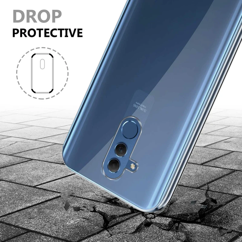 Cadorabo Hülle kompatibel mit Huawei MATE 20 LITE 360° Full Body Schutzhülle - Front- und Rückenschutz, Rundumschutz mit Displayschutz