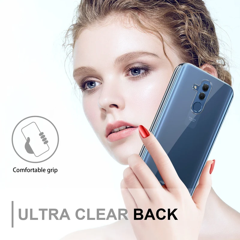 Cadorabo Hülle kompatibel mit Huawei MATE 20 LITE 360° Full Body Schutzhülle - Front- und Rückenschutz, Rundumschutz mit Displayschutz