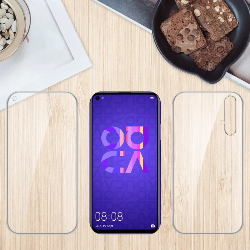 Cadorabo Hülle kompatibel mit Honor 20 / 20S / Huawei NOVA 5T 360° Full Body Schutzhülle - Front- und Rückenschutz, Rundumschutz mit Displayschutz