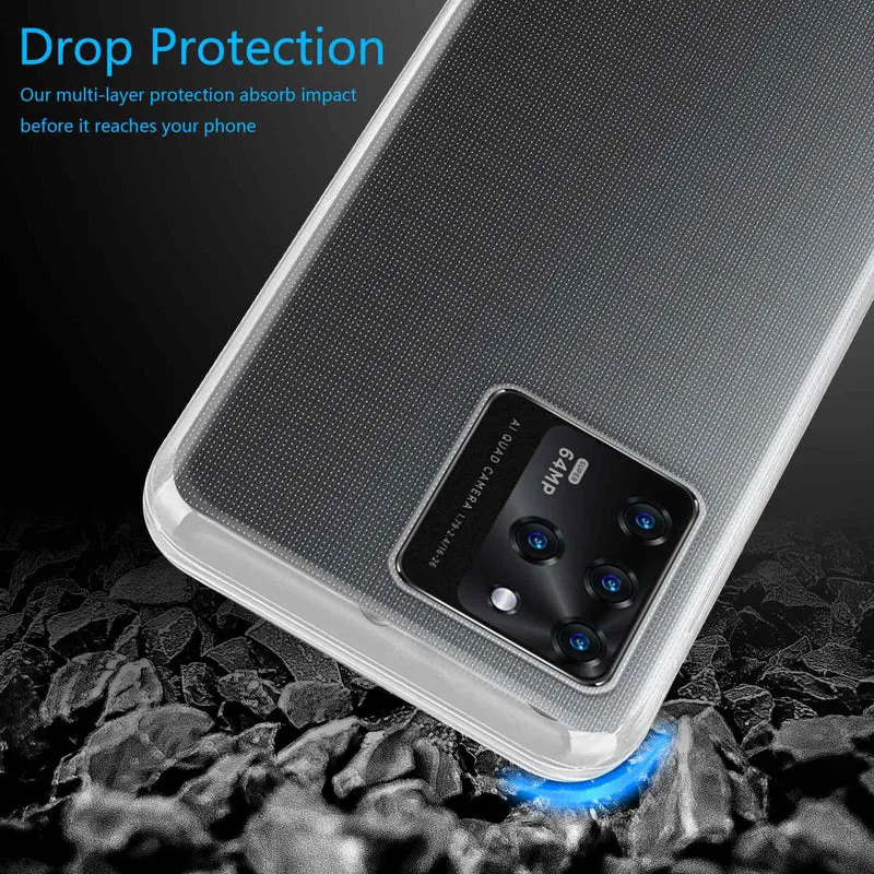Cadorabo Hülle kompatibel mit ZTE Axon 30 Schutzhülle aus flexiblem TPU Silikon