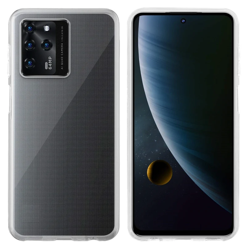 Cadorabo Hülle kompatibel mit ZTE Axon 30 Schutzhülle aus flexiblem TPU Silikon