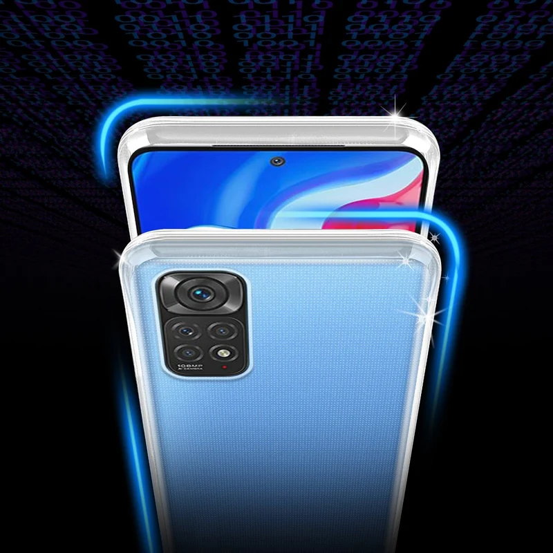 Cadorabo Hülle kompatibel mit Xiaomi RedMi NOTE 11 4G / 11S 4G Schutzhülle aus flexiblem TPU Silikon