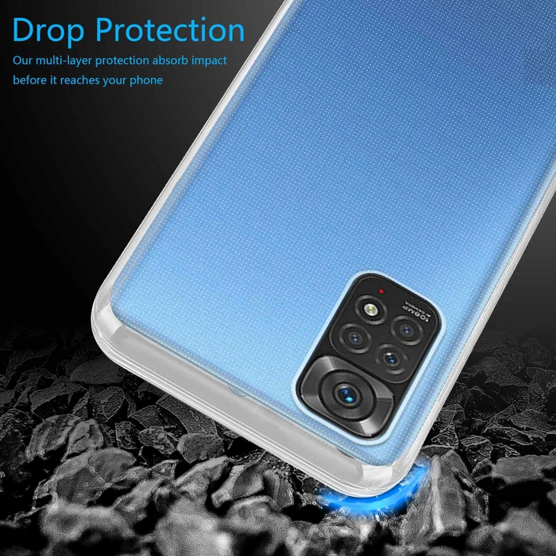 Cadorabo Hülle kompatibel mit Xiaomi RedMi NOTE 11 4G / 11S 4G Schutzhülle aus flexiblem TPU Silikon
