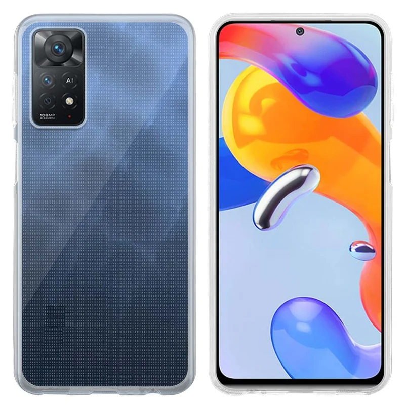 Cadorabo Hülle kompatibel mit Xiaomi RedMi NOTE 11 PRO+ Schutzhülle aus flexiblem TPU Silikon