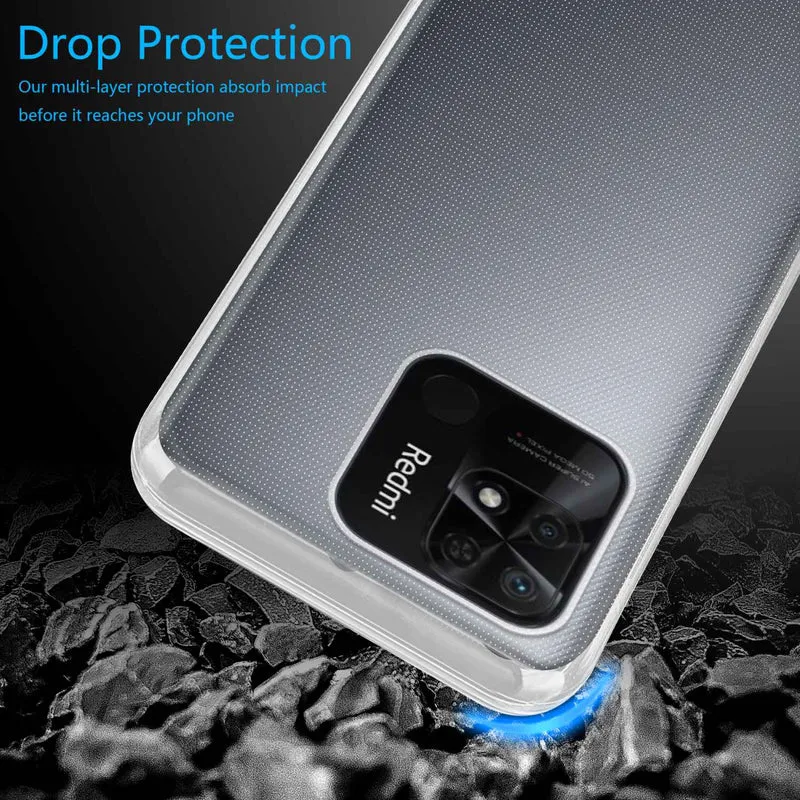 Cadorabo Hülle kompatibel mit Xiaomi RedMi 10C / POCO C40 Schutzhülle aus flexiblem TPU Silikon