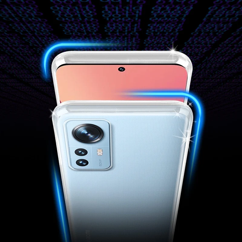 Cadorabo Hülle kompatibel mit Xiaomi 12 / 12X Schutzhülle aus flexiblem TPU Silikon