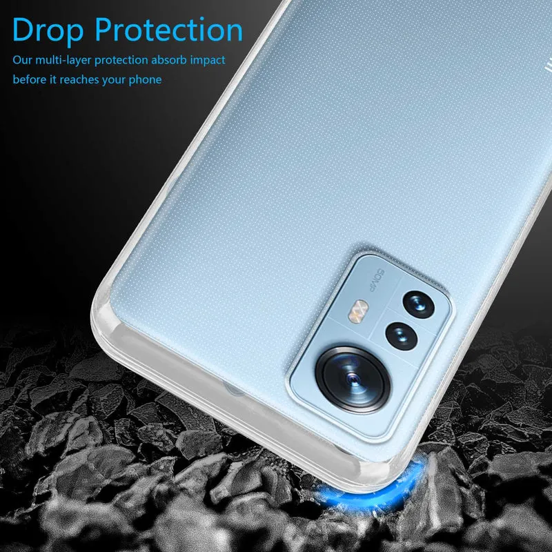 Cadorabo Hülle kompatibel mit Xiaomi 12 / 12X Schutzhülle aus flexiblem TPU Silikon