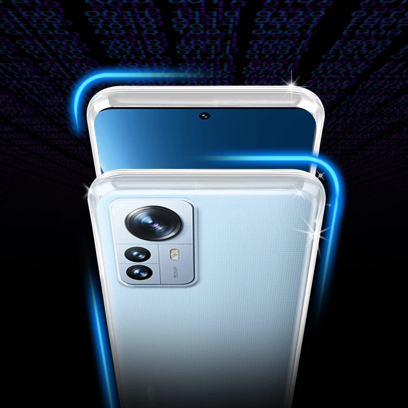 Cadorabo Hülle kompatibel mit Xiaomi 12 PRO Schutzhülle aus flexiblem TPU Silikon