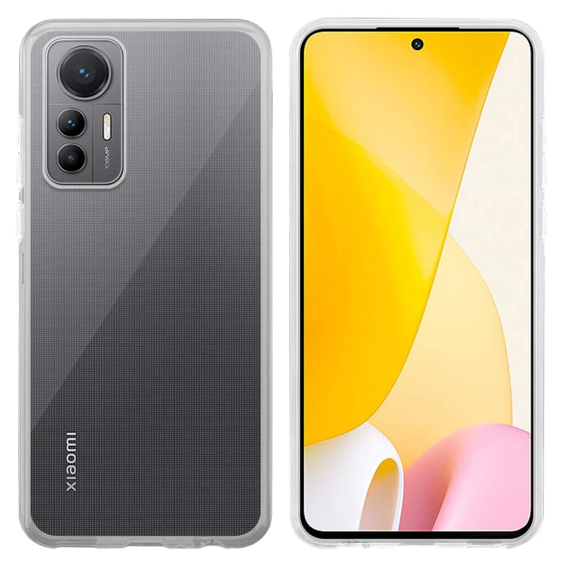 Cadorabo Hülle kompatibel mit Xiaomi 12 LITE Schutzhülle aus flexiblem TPU Silikon
