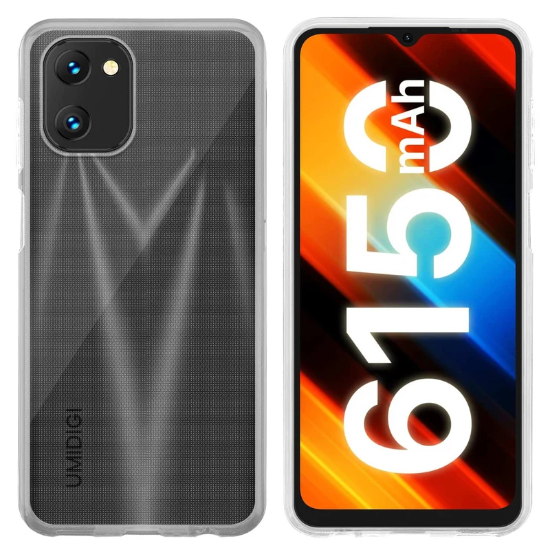 Cadorabo Hülle kompatibel mit Umidigi Power 7 / 7S Schutzhülle aus flexiblem TPU Silikon