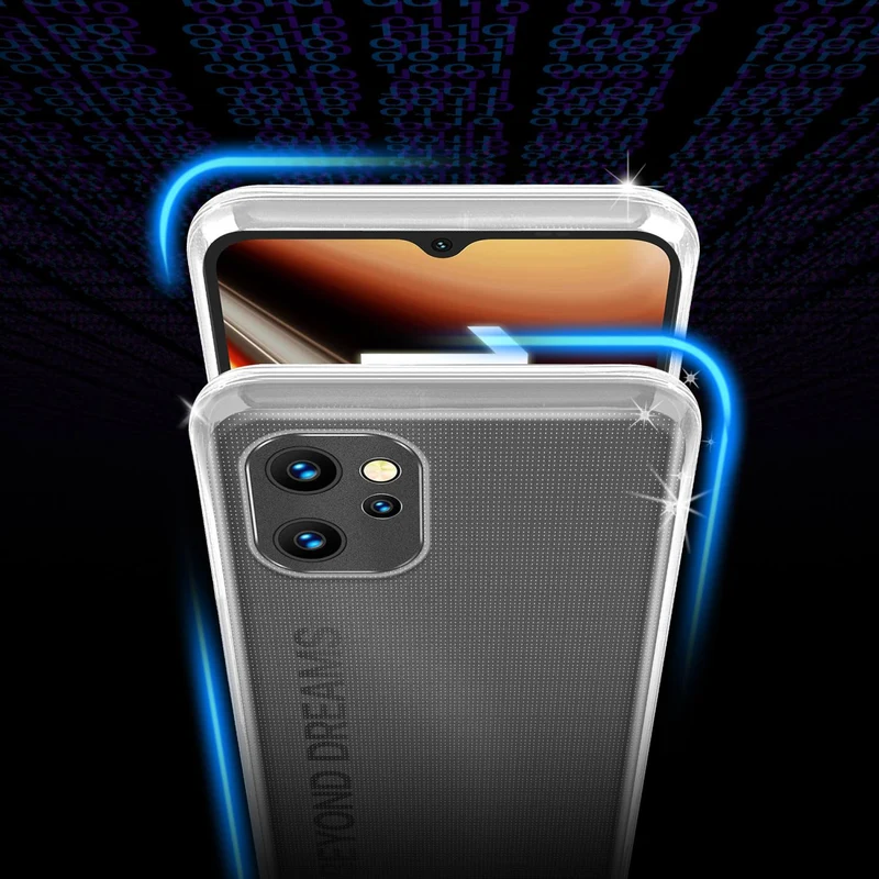 Cadorabo Hülle kompatibel mit Umidigi Power 7 MAX Schutzhülle aus flexiblem TPU Silikon