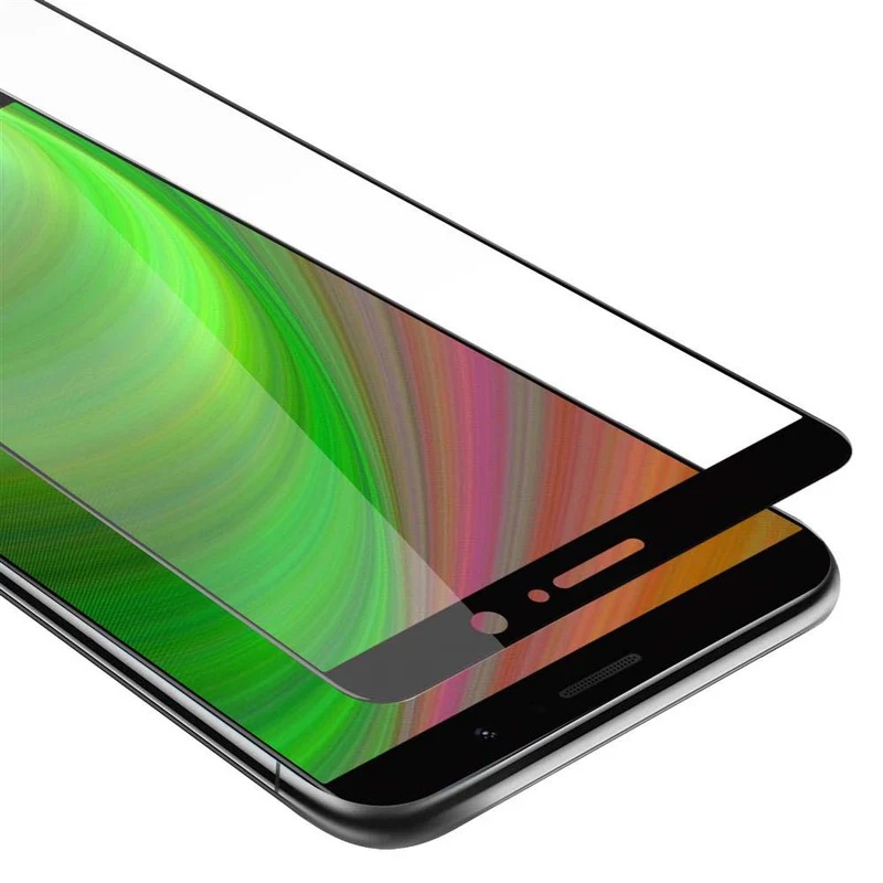 Cadorabo Vollbild Panzer Folie kompatibel mit Huawei MATE 9 - Schutzfolie Gehärtetes (Tempered) Display-Schutzglas in 9H Härte mit 3D Touch