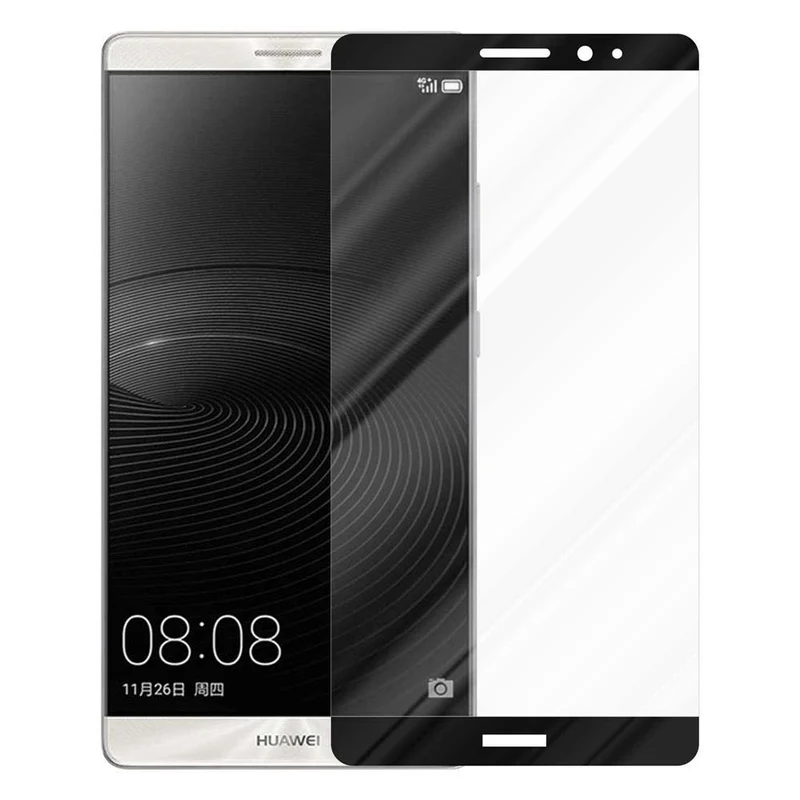 Cadorabo Vollbild Panzer Folie kompatibel mit Huawei MATE 8 - Schutzfolie Gehärtetes (Tempered) Display-Schutzglas in 9H Härte mit 3D Touch