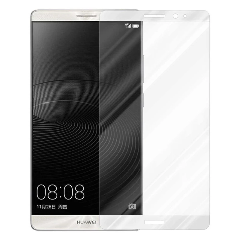 Cadorabo Vollbild Panzer Folie kompatibel mit Huawei MATE 8 - Schutzfolie Gehärtetes (Tempered) Display-Schutzglas in 9H Härte mit 3D Touch