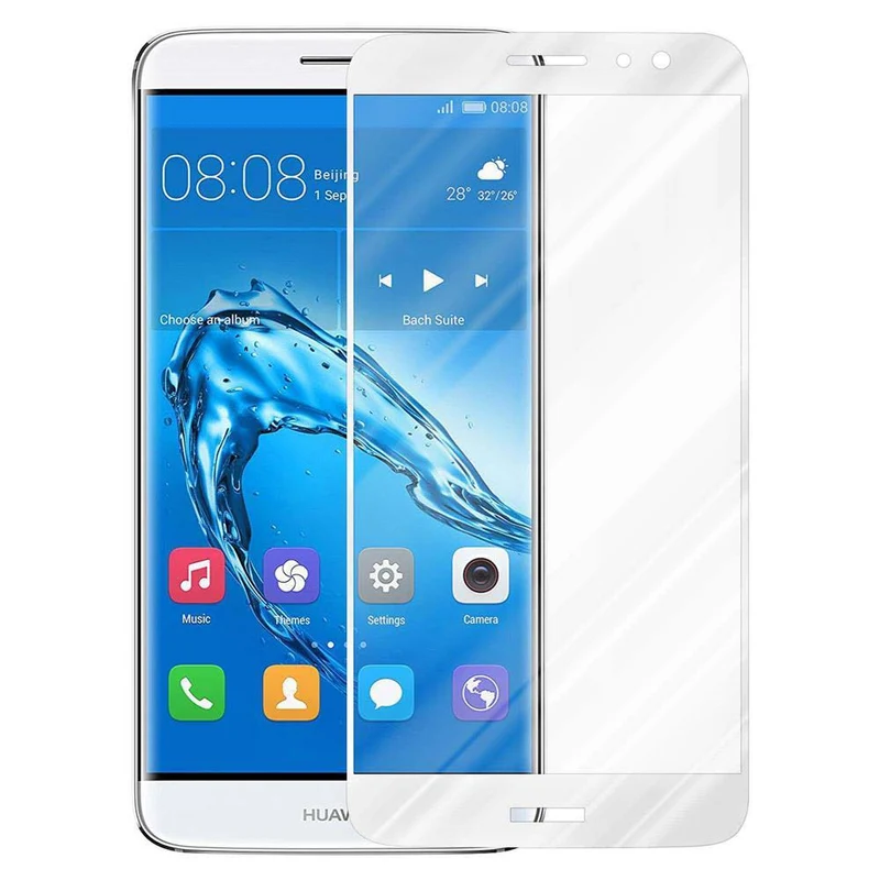 Cadorabo Vollbild Panzer Folie kompatibel mit Huawei NOVA PLUS - Schutzfolie Gehärtetes (Tempered) Display-Schutzglas in 9H Härte mit 3D Touch