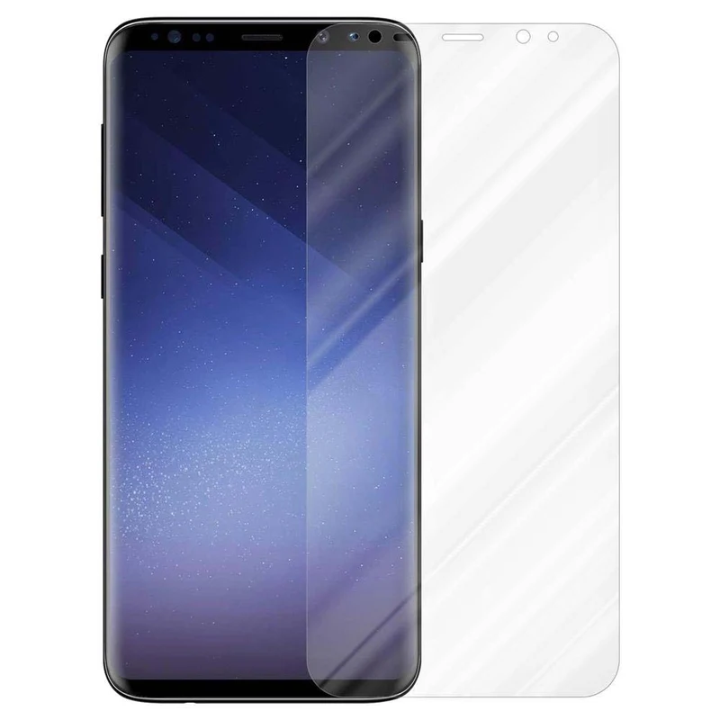 Cadorabo Panzer Folie kompatibel mit Samsung Galaxy S9 - Schutzfolie Gehärtetes (Tempered) Display-Schutzglas in 9H Härte mit 3D Touch Kompatibilität
