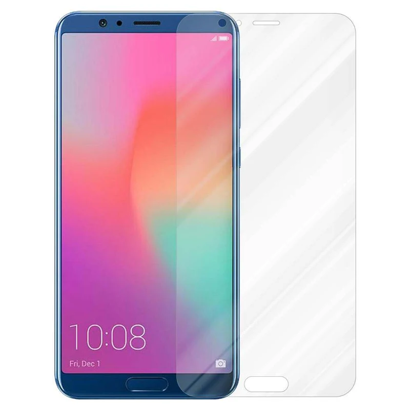 Cadorabo Panzer Folie kompatibel mit Honor View 10 - Schutzfolie Gehärtetes (Tempered) Display-Schutzglas in 9H Härte mit 3D Touch Kompatibilität