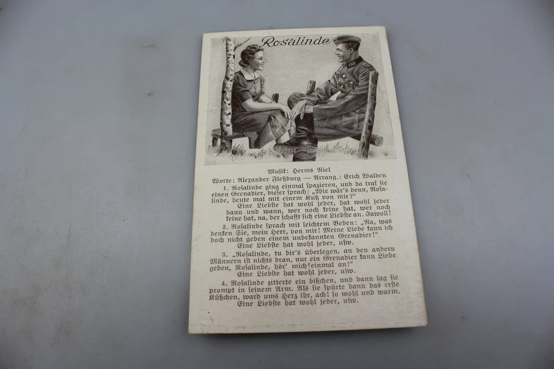 Militärpostkarte "Rosalinde"