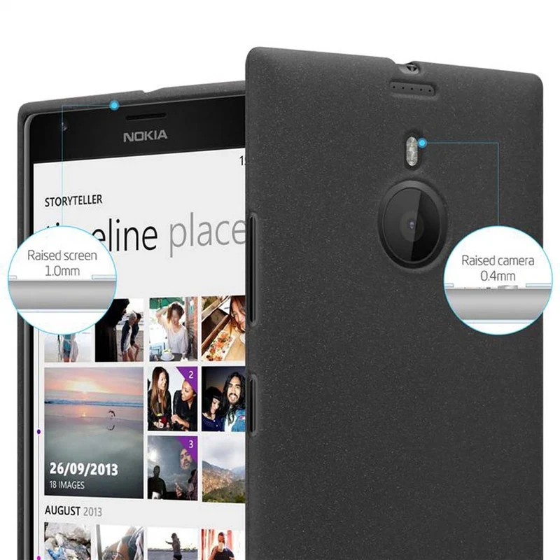Cadorabo Hülle kompatibel mit Nokia Lumia 1520 Schutzhülle aus flexiblem TPU Silikon