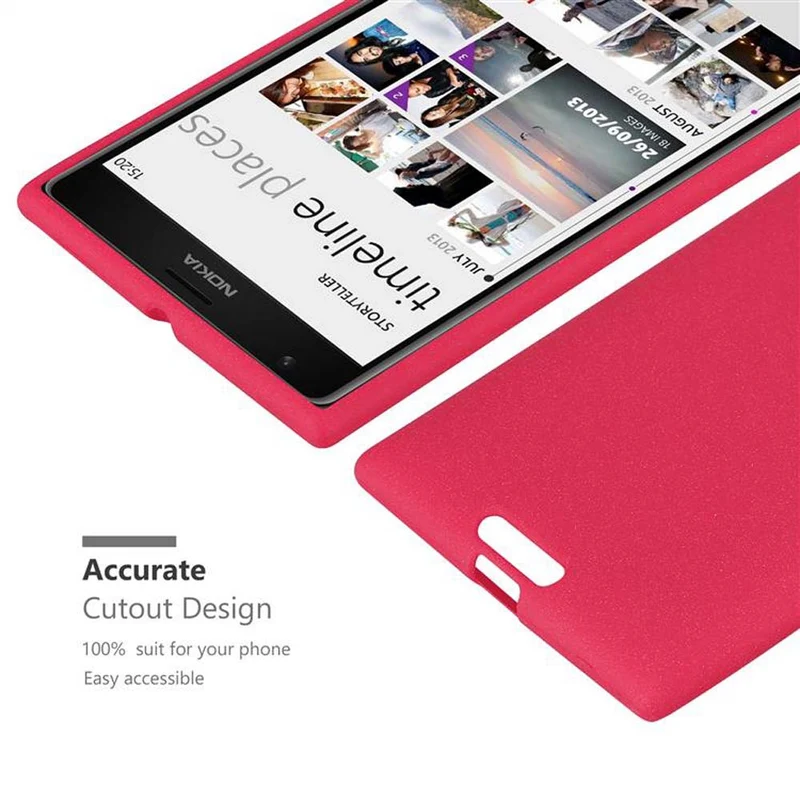 Cadorabo Hülle kompatibel mit Nokia Lumia 1520 Schutzhülle aus flexiblem TPU Silikon