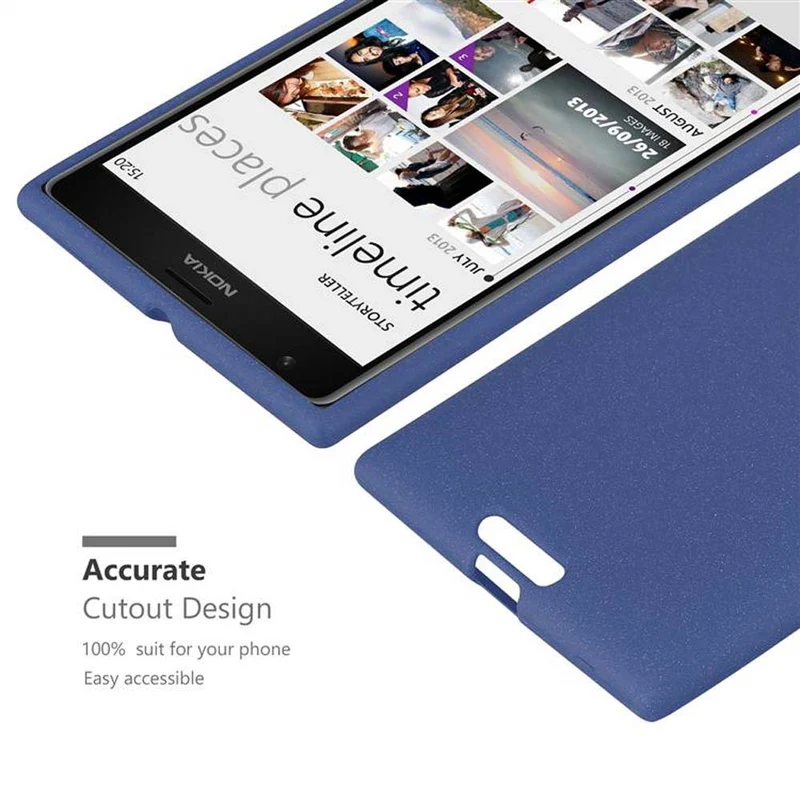 Cadorabo Hülle kompatibel mit Nokia Lumia 1520 Schutzhülle aus flexiblem TPU Silikon