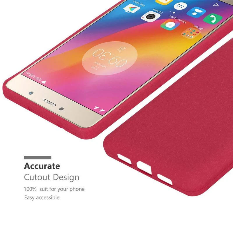 Cadorabo Hülle kompatibel mit Lenovo P2 Schutzhülle aus flexiblem TPU Silikon