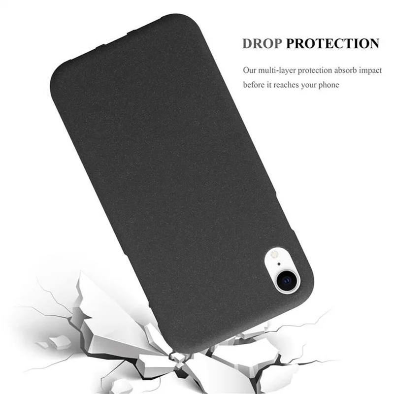Cadorabo Hülle kompatibel mit Apple iPhone XR Schutzhülle aus flexiblem TPU Silikon