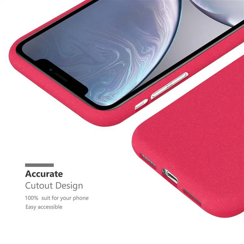 Cadorabo Hülle kompatibel mit Apple iPhone XR Schutzhülle aus flexiblem TPU Silikon
