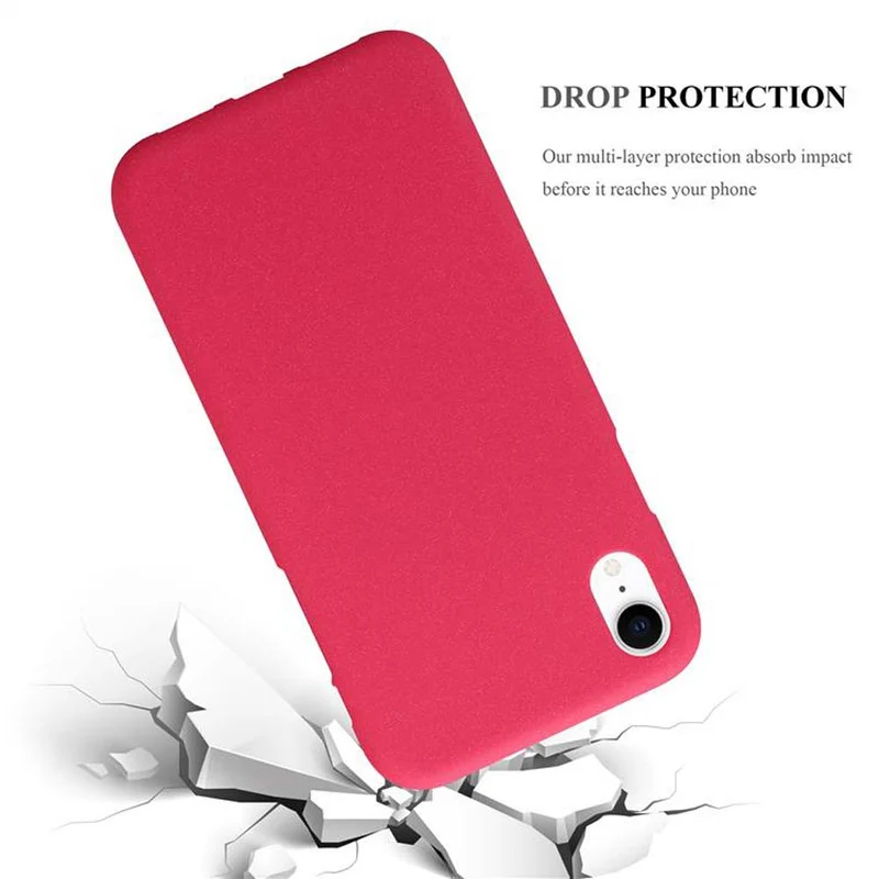 Cadorabo Hülle kompatibel mit Apple iPhone XR Schutzhülle aus flexiblem TPU Silikon