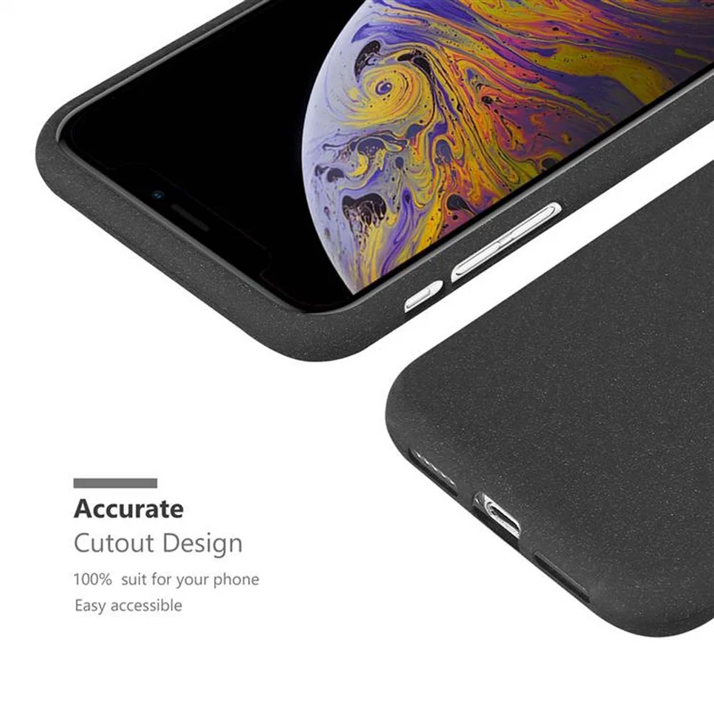 Cadorabo Hülle kompatibel mit Apple iPhone XS MAX Schutzhülle aus flexiblem TPU Silikon