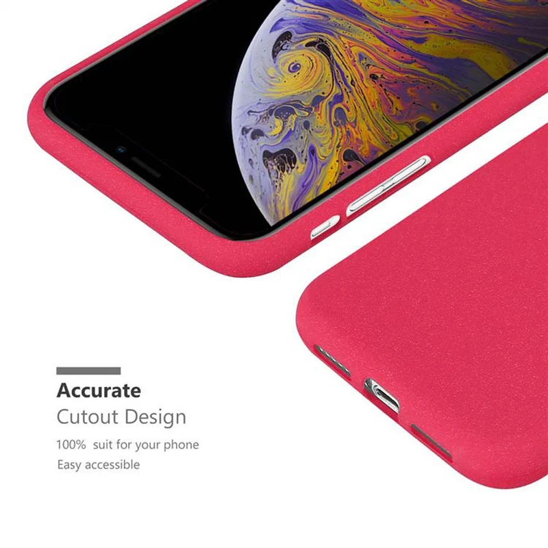 Cadorabo Hülle kompatibel mit Apple iPhone XS MAX Schutzhülle aus flexiblem TPU Silikon