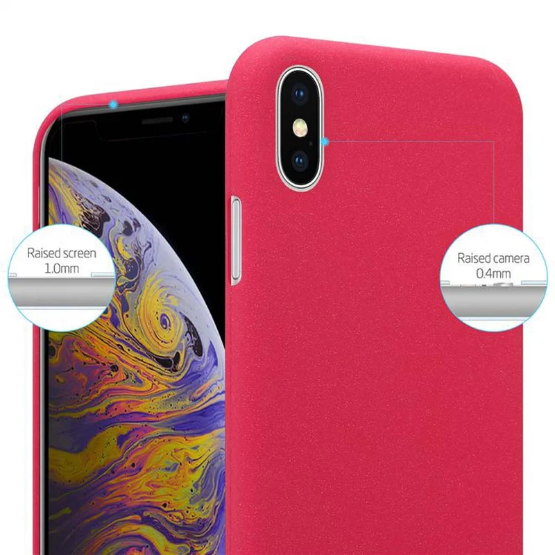 Cadorabo Hülle kompatibel mit Apple iPhone XS MAX Schutzhülle aus flexiblem TPU Silikon