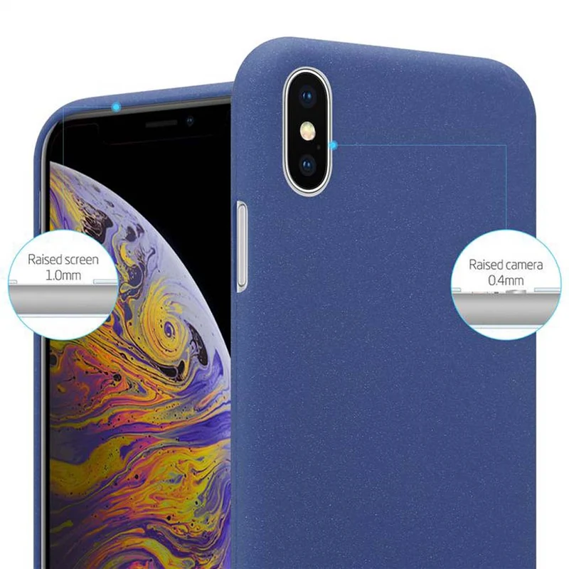 Cadorabo Hülle kompatibel mit Apple iPhone XS MAX Schutzhülle aus flexiblem TPU Silikon
