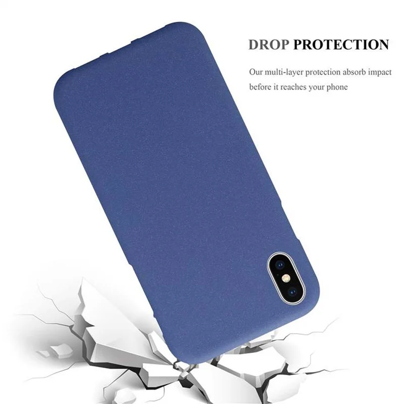 Cadorabo Hülle kompatibel mit Apple iPhone XS MAX Schutzhülle aus flexiblem TPU Silikon