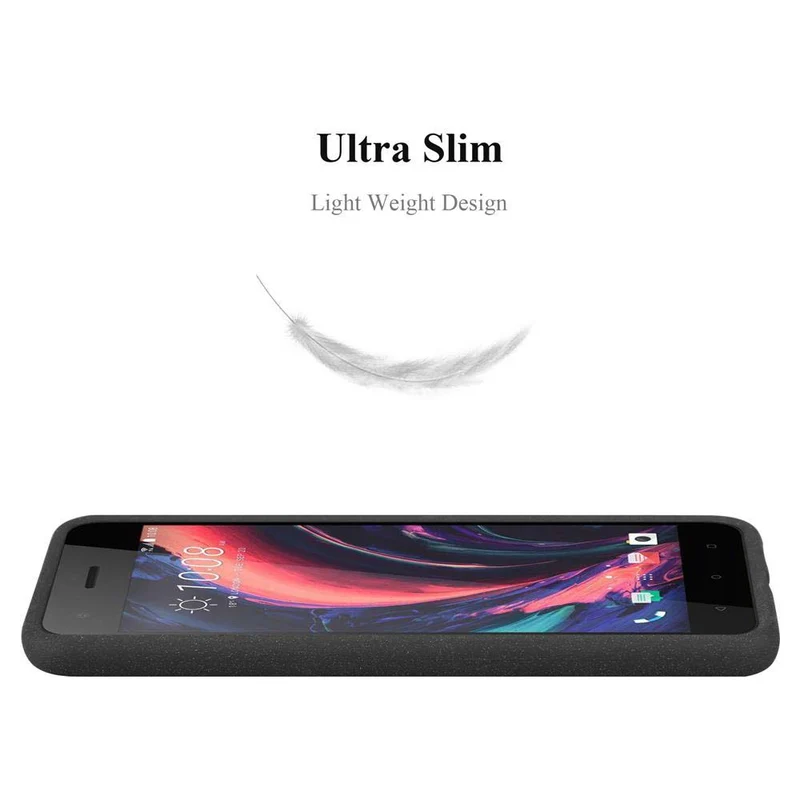 Cadorabo Hülle kompatibel mit HTC Desire 10 PRO Schutzhülle aus flexiblem TPU Silikon