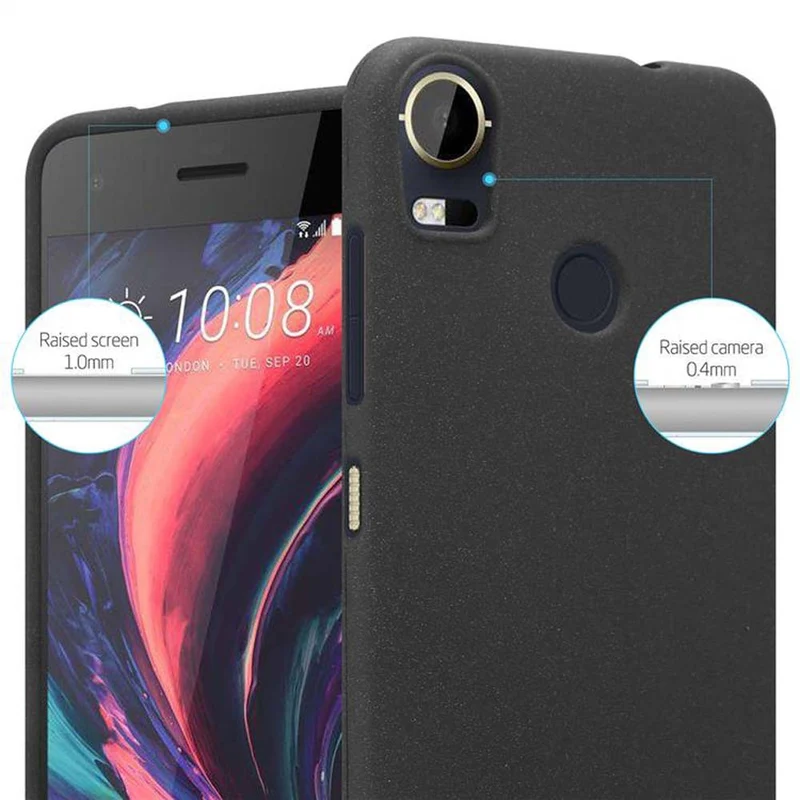 Cadorabo Hülle kompatibel mit HTC Desire 10 PRO Schutzhülle aus flexiblem TPU Silikon