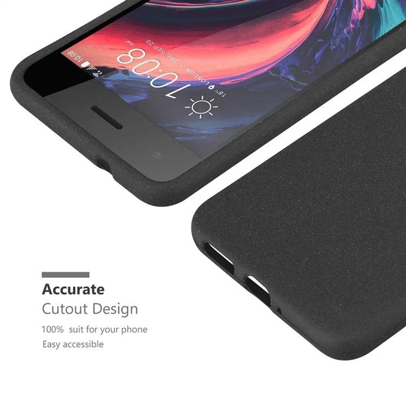 Cadorabo Hülle kompatibel mit HTC Desire 10 PRO Schutzhülle aus flexiblem TPU Silikon