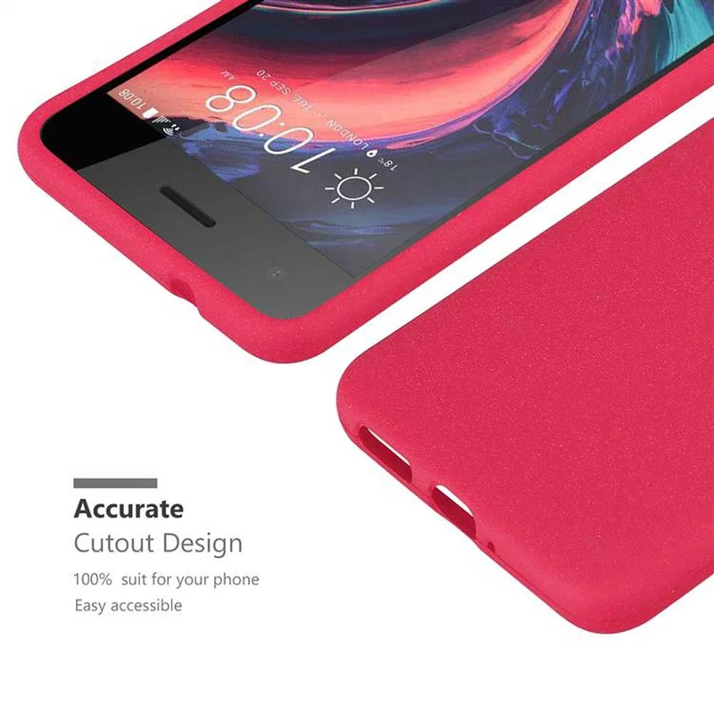 Cadorabo Hülle kompatibel mit HTC Desire 10 PRO Schutzhülle aus flexiblem TPU Silikon
