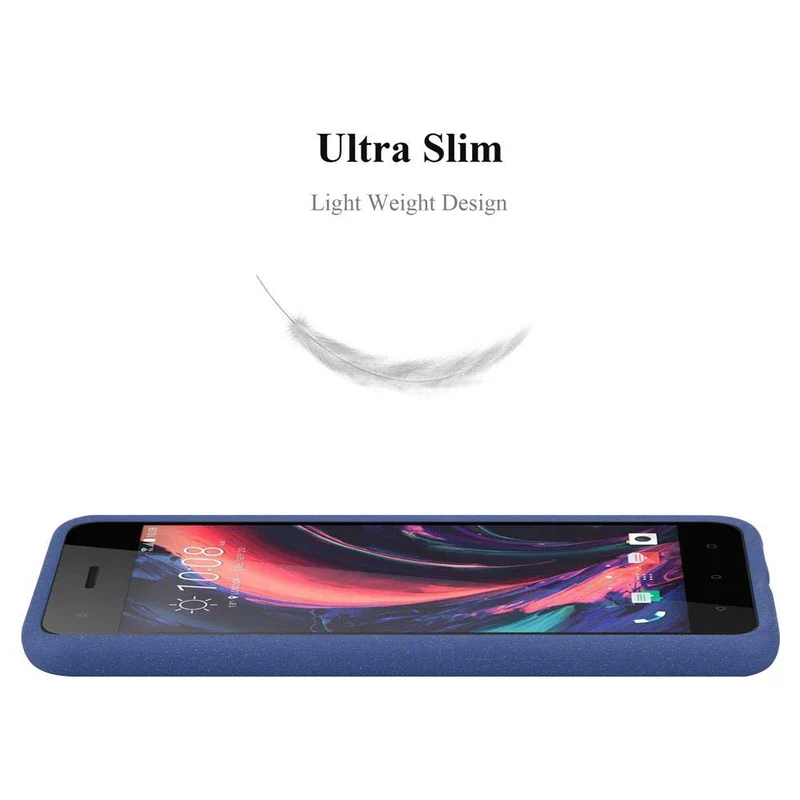 Cadorabo Hülle kompatibel mit HTC Desire 10 PRO Schutzhülle aus flexiblem TPU Silikon