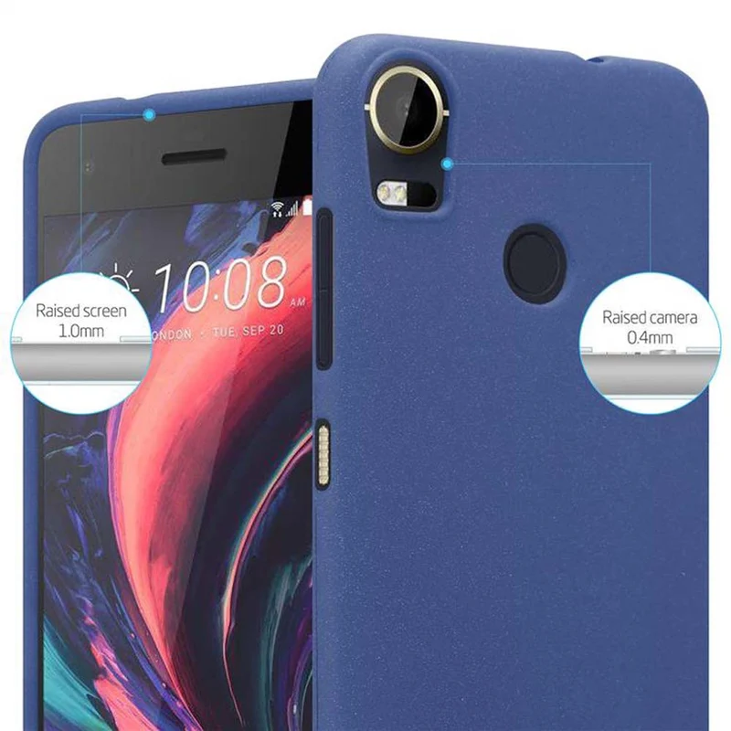 Cadorabo Hülle kompatibel mit HTC Desire 10 PRO Schutzhülle aus flexiblem TPU Silikon