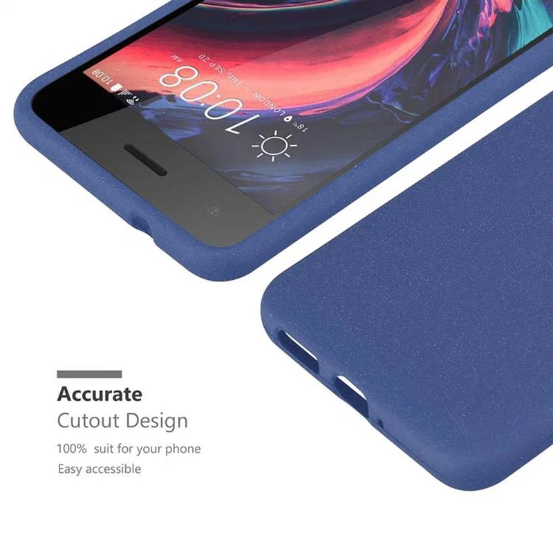 Cadorabo Hülle kompatibel mit HTC Desire 10 PRO Schutzhülle aus flexiblem TPU Silikon