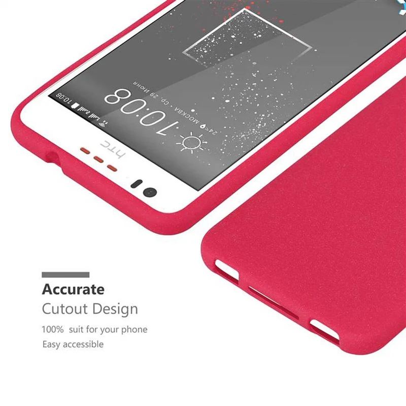 Cadorabo Hülle kompatibel mit HTC Desire 10 LIFESTYLE / Desire 825 Schutzhülle aus flexiblem TPU Silikon