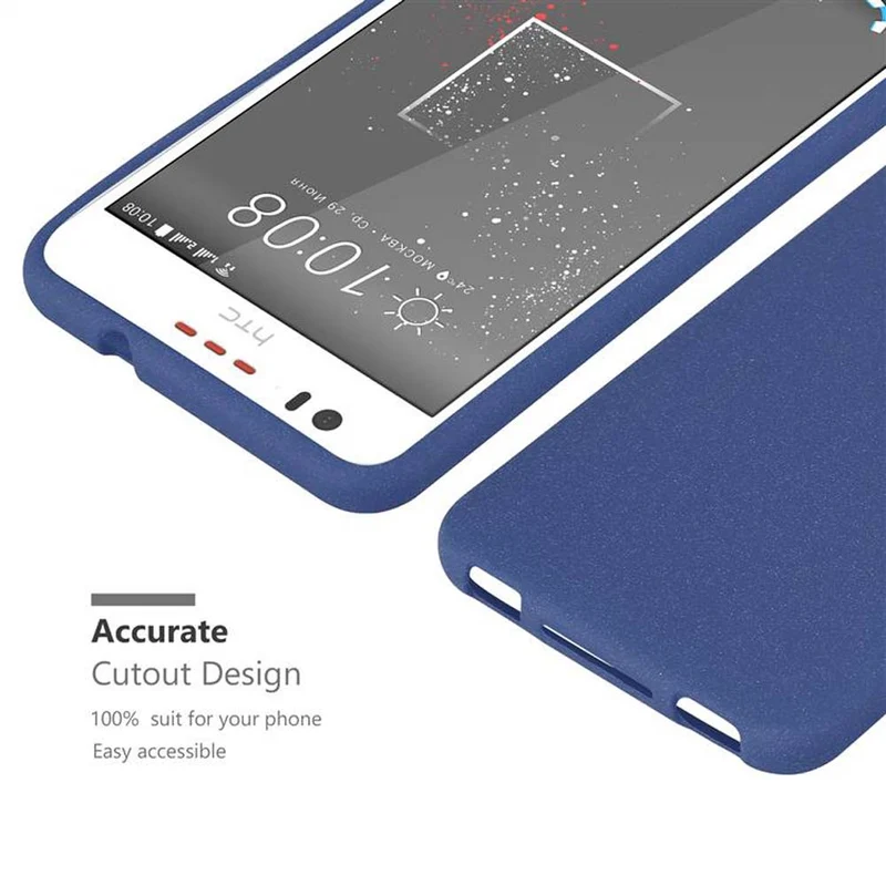 Cadorabo Hülle kompatibel mit HTC Desire 10 LIFESTYLE / Desire 825 Schutzhülle aus flexiblem TPU Silikon
