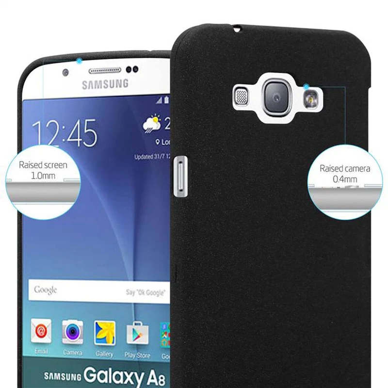 Cadorabo Hülle kompatibel mit Samsung Galaxy A8 2015 Schutzhülle aus flexiblem TPU Silikon