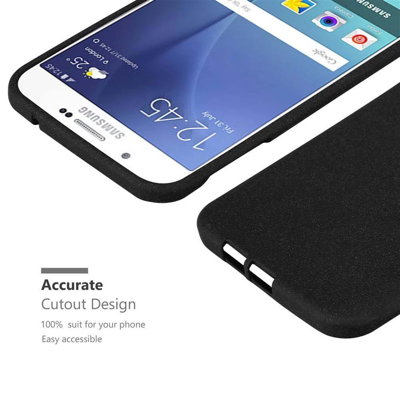 Cadorabo Hülle kompatibel mit Samsung Galaxy A8 2015 Schutzhülle aus flexiblem TPU Silikon